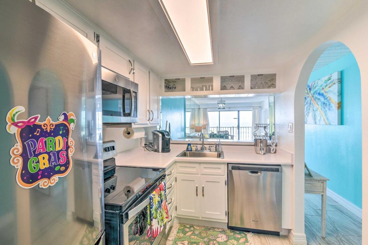Galveston Oceanfront Condo With Balcony And View! Esterno foto