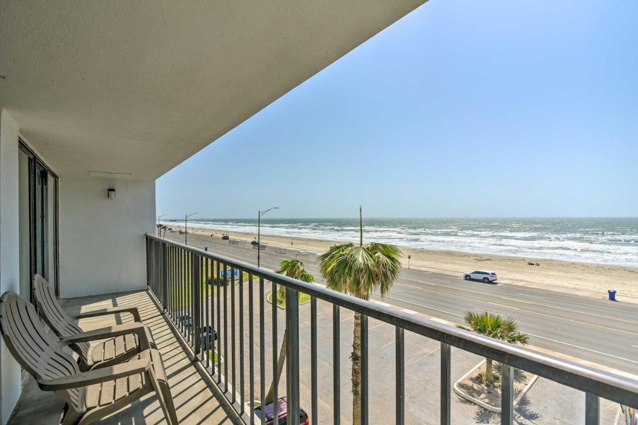 Galveston Oceanfront Condo With Balcony And View! Esterno foto
