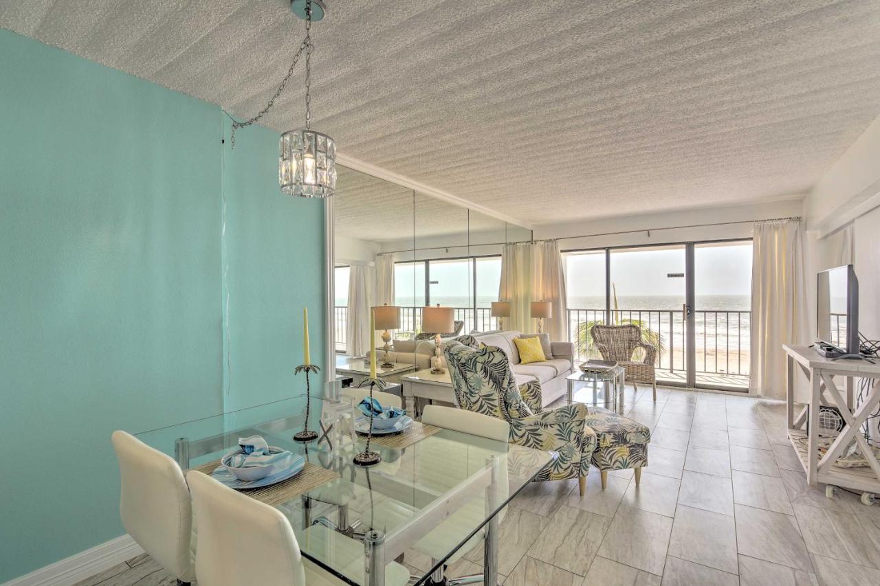 Galveston Oceanfront Condo With Balcony And View! Esterno foto