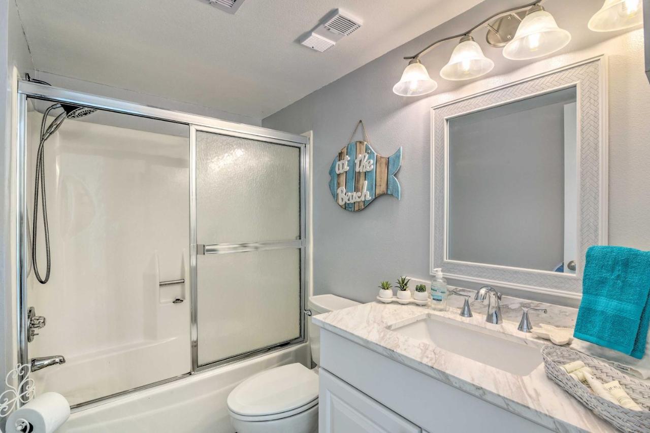 Galveston Oceanfront Condo With Balcony And View! Esterno foto