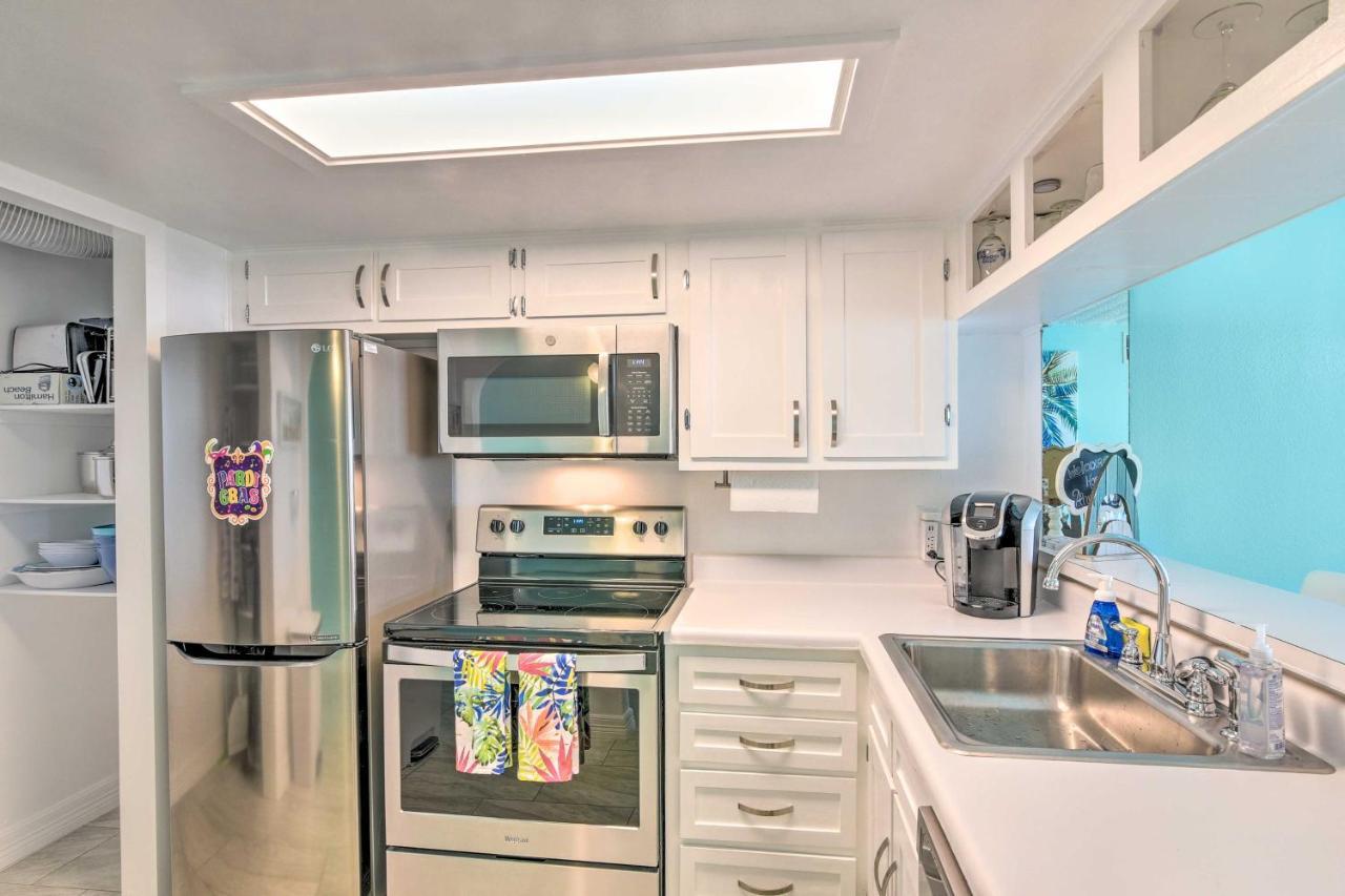 Galveston Oceanfront Condo With Balcony And View! Esterno foto