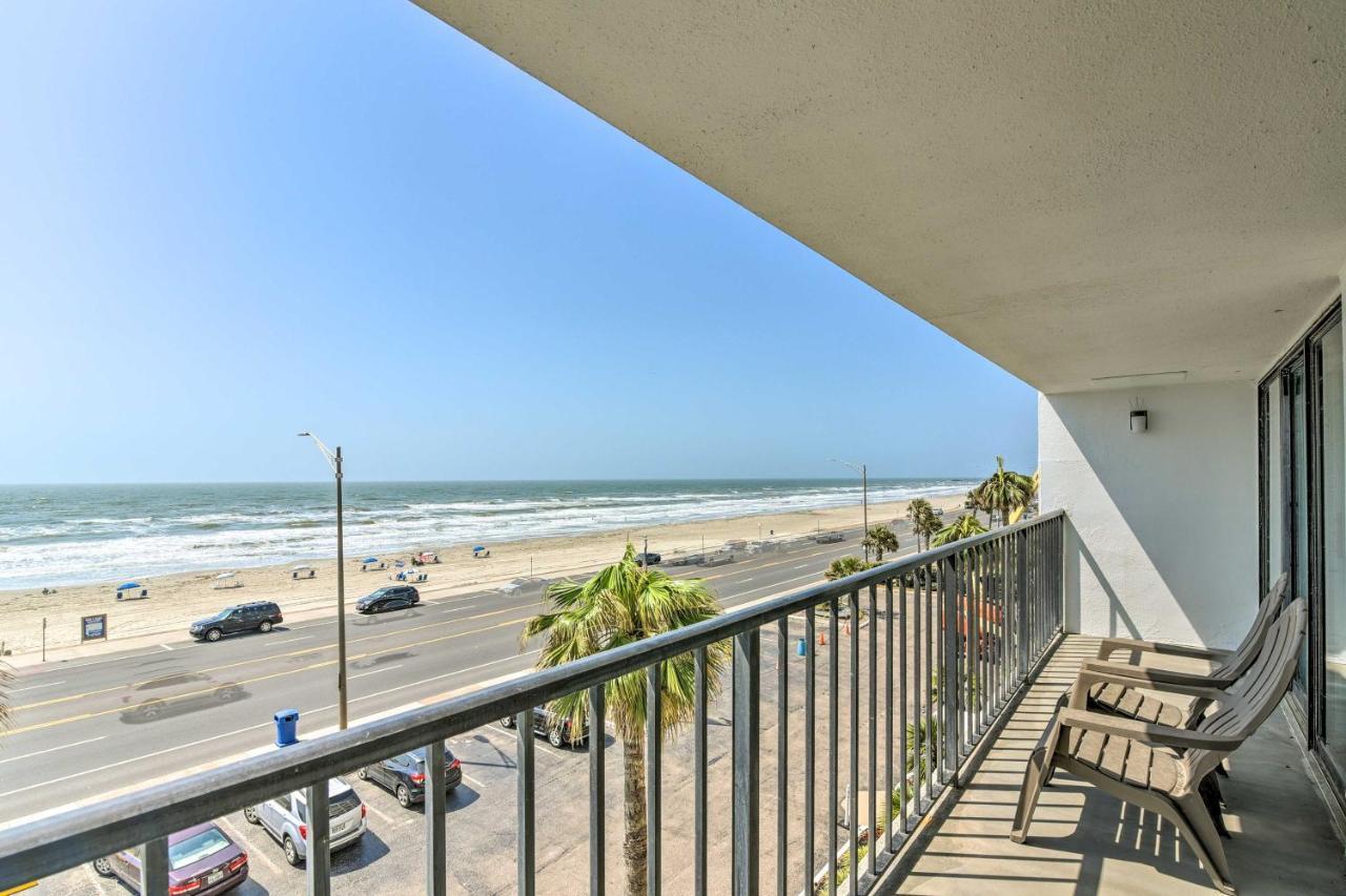 Galveston Oceanfront Condo With Balcony And View! Esterno foto
