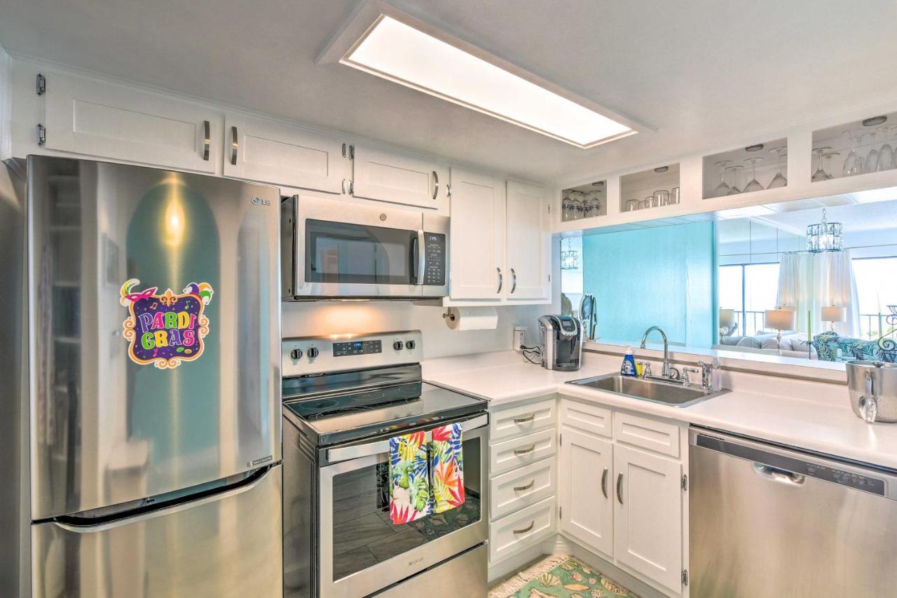 Galveston Oceanfront Condo With Balcony And View! Esterno foto