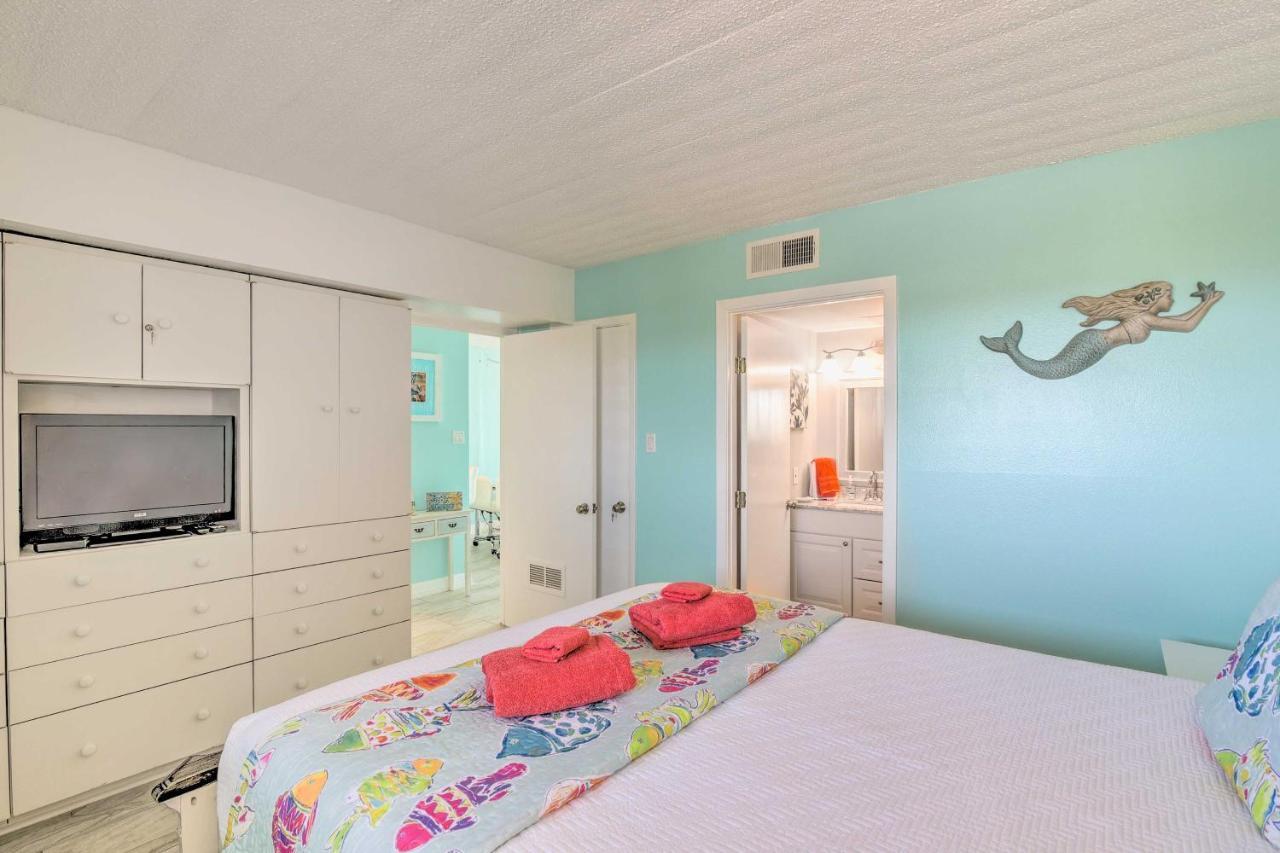 Galveston Oceanfront Condo With Balcony And View! Esterno foto